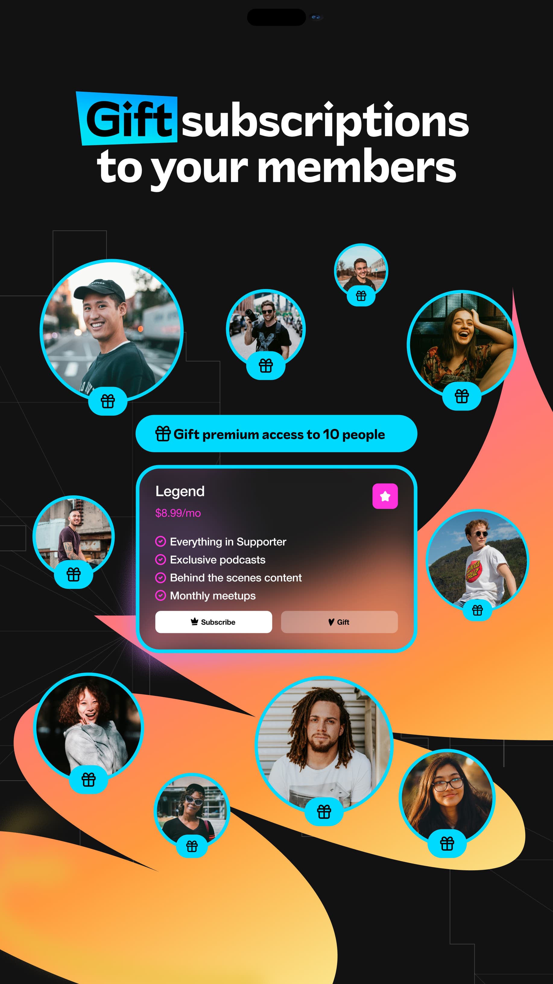 Gifted Subscriptions mobile