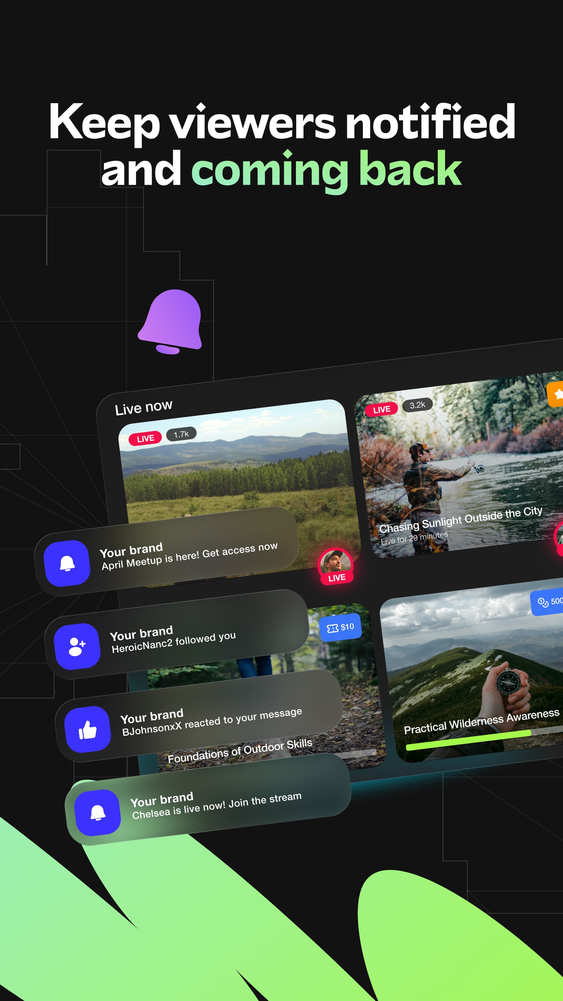 Notifications mobile