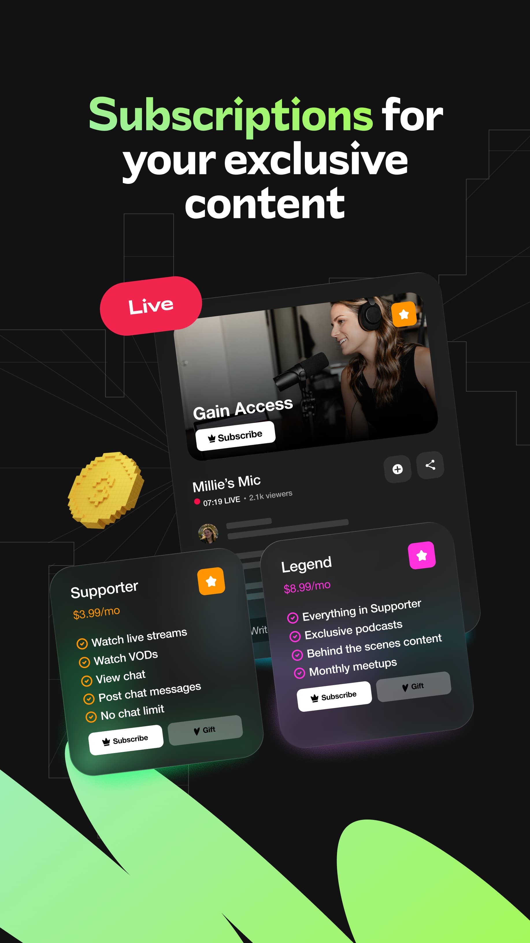 Subscriptions mobile